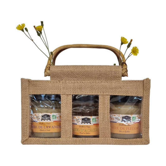 Coffret à composer Miel BIO France 3x220g